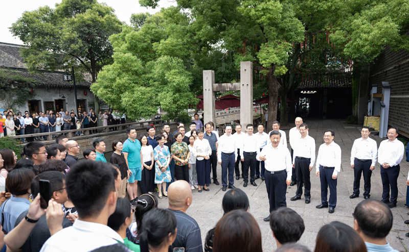 习近平在江苏考察时强调：在推进中国式现代化中走在前做示范 谱写“强富美高”新江苏现代化建设新篇章