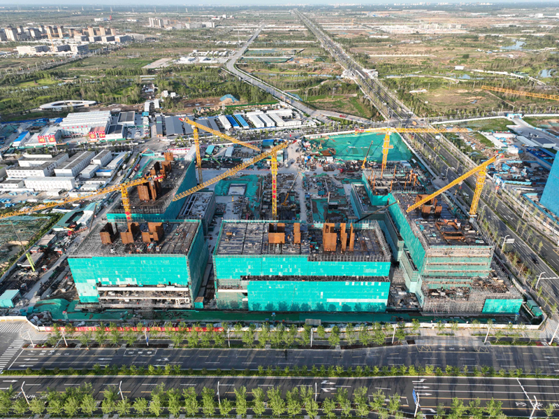 天空之眼瞰祖国——雄安新区启动区标志性工程巡礼