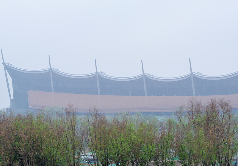 高质量发展调研行 | 北京城市副中心三大建筑建设正酣