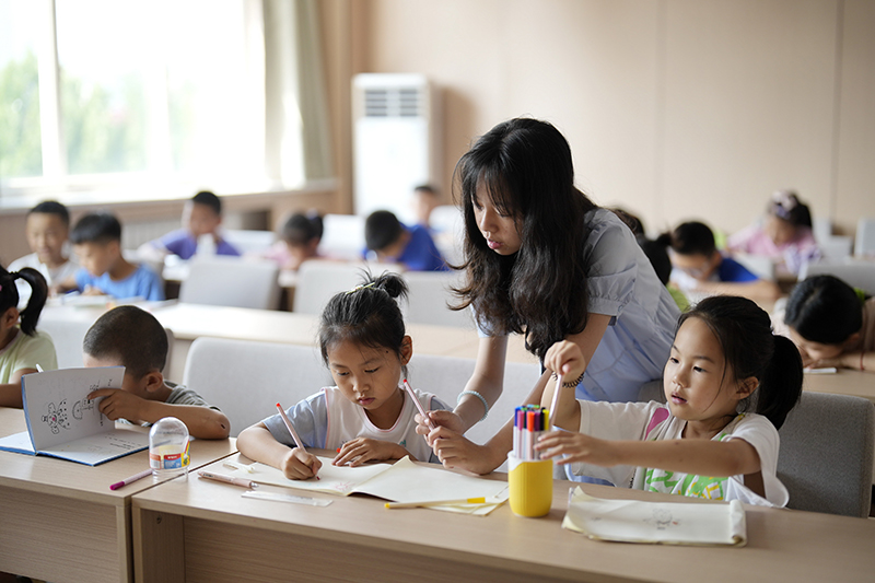 河北丰南：爱心暑托班丰富假期生活