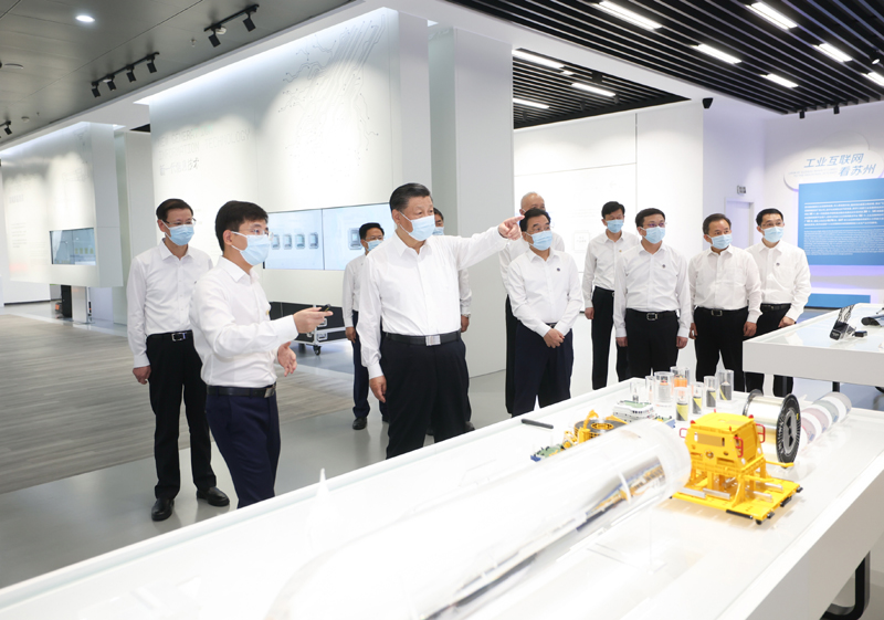 习近平在江苏考察时强调：在推进中国式现代化中走在前做示范 谱写“强富美高”新江苏现代化建设新篇章