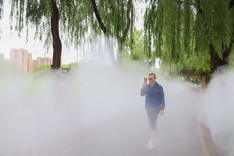 甘肃兰州：银滩湿地美