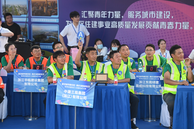 浙江杭州：青年工人岗位大比武