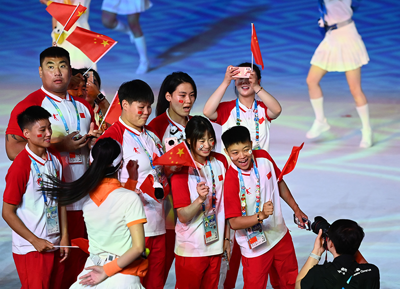第31届世界大学生夏季运动会开幕式举行