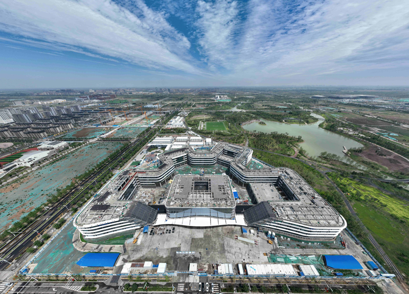 天空之眼瞰祖国——雄安新区启动区标志性工程巡礼