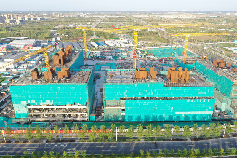 天空之眼瞰祖国——雄安新区启动区标志性工程巡礼