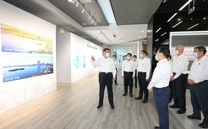 习近平在江苏考察时强调：在推进中国式现代化中走在前做示范 谱写“强富美高”新江苏现代化建设新篇章