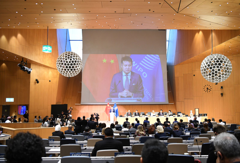 中国与世界知识产权组织合作五十周年纪念活动在日内瓦举行