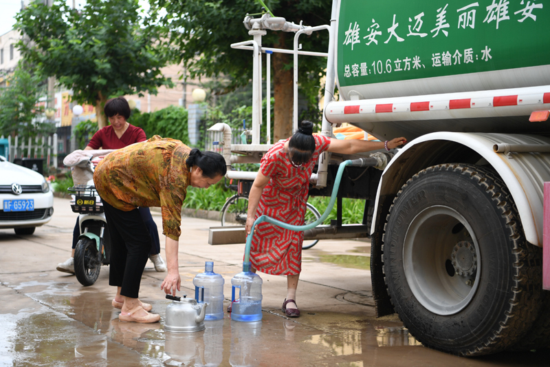 河北涿州：缓解城镇居民用水难题