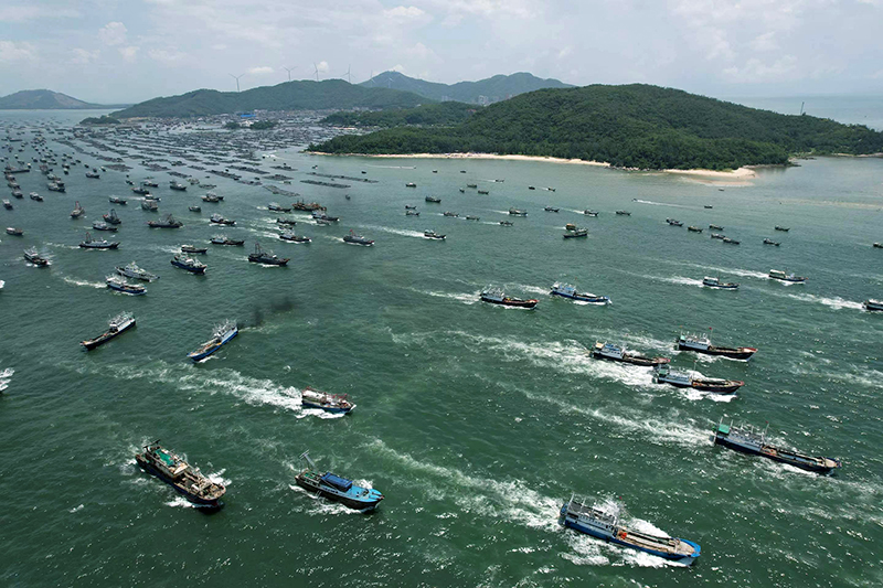 南海：千帆竞发开渔忙