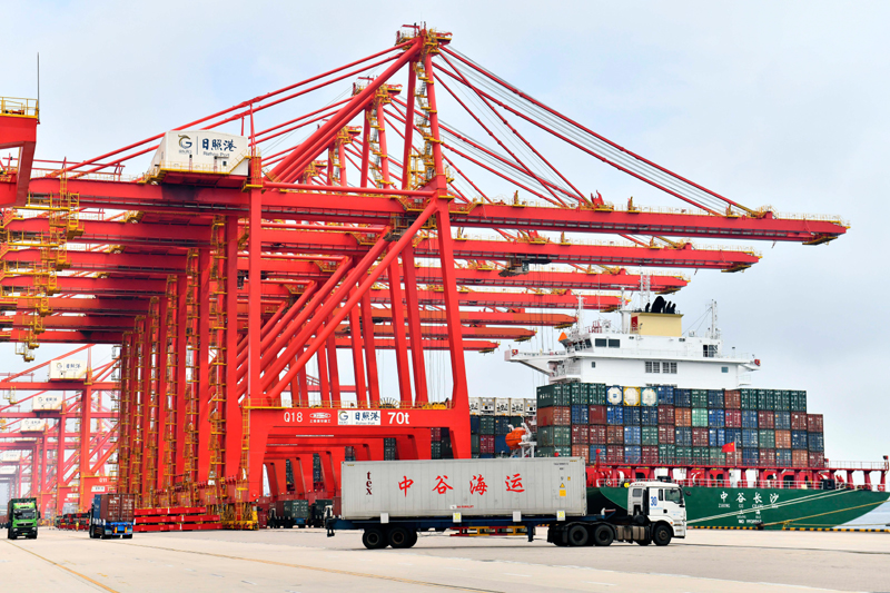 山东港口日照港1至7月份吞吐量同比增长6.2%