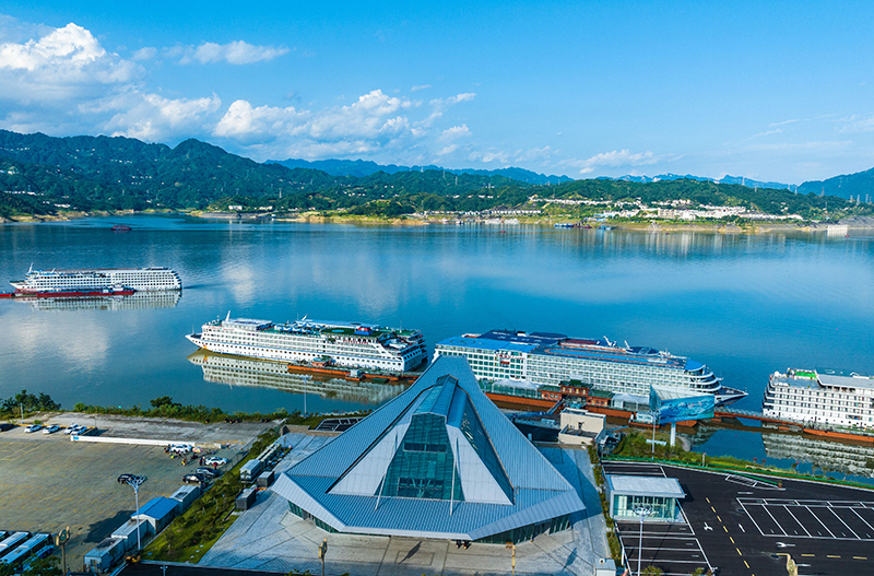 湖北宜昌：三峡秭归旅游港换乘中心即将投运