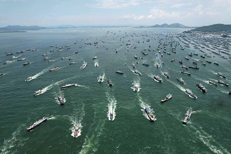 南海：千帆竞发开渔忙