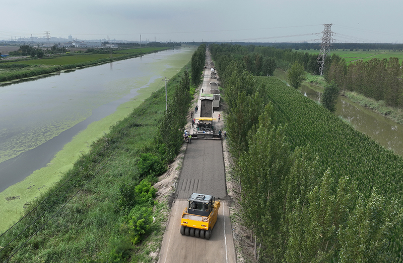 河北丰南：加大公路建设力度 助力乡村振兴