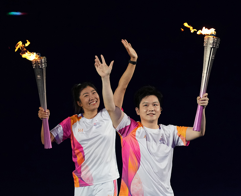 第19届亚洲运动会开幕式在杭州举行