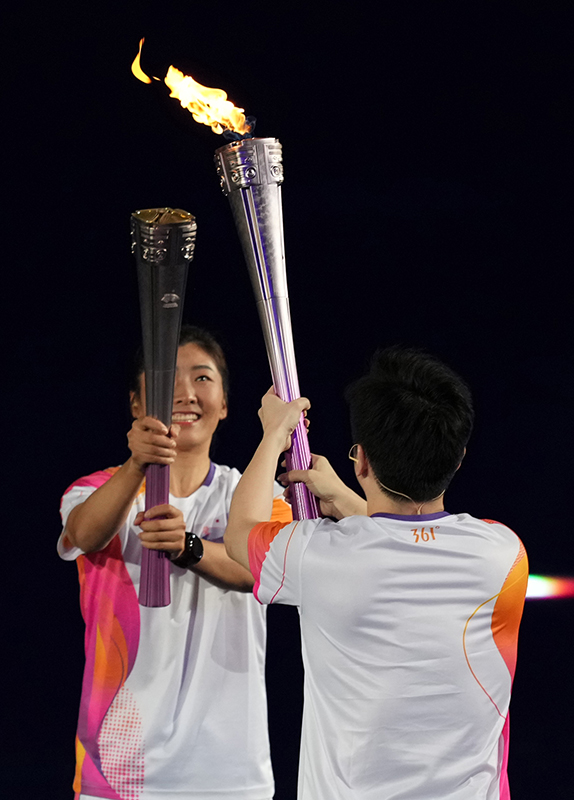 第19届亚洲运动会开幕式在杭州举行