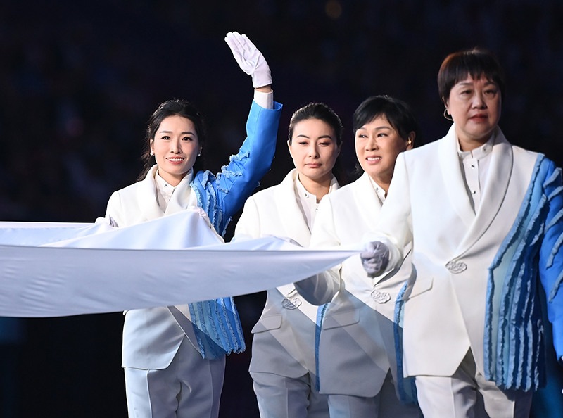 第19届亚洲运动会开幕式在杭州举行