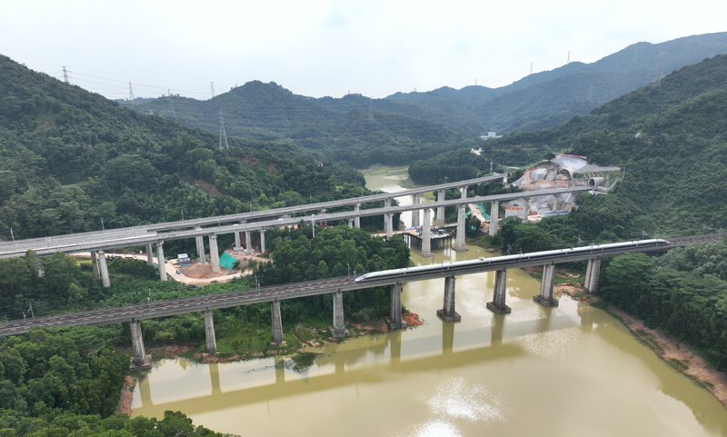 深江铁路建设全面提速