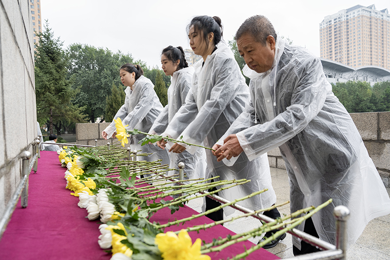 黑龙江哈尔滨：铭记历史 勿忘“九一八”