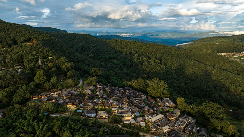 天空之眼瞰祖国——飞阅景迈山古茶林文化景观
