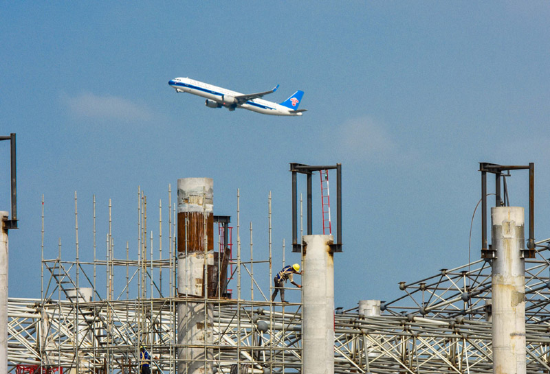 白云机场T3航站楼建设进入冲刺阶段