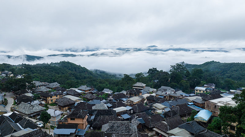 天空之眼瞰祖国——飞阅景迈山古茶林文化景观