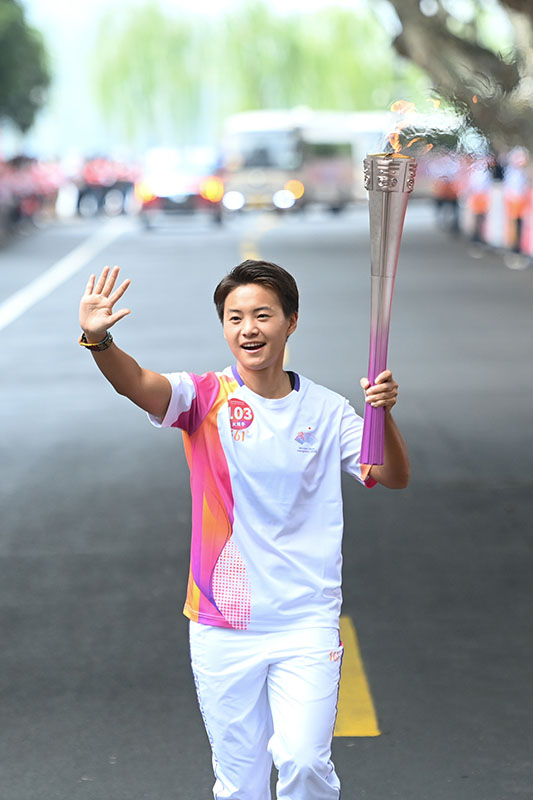 杭州亚运会火炬传递启动