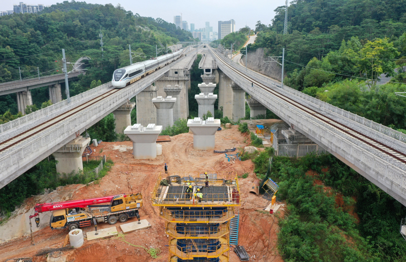 深江铁路建设全面提速
