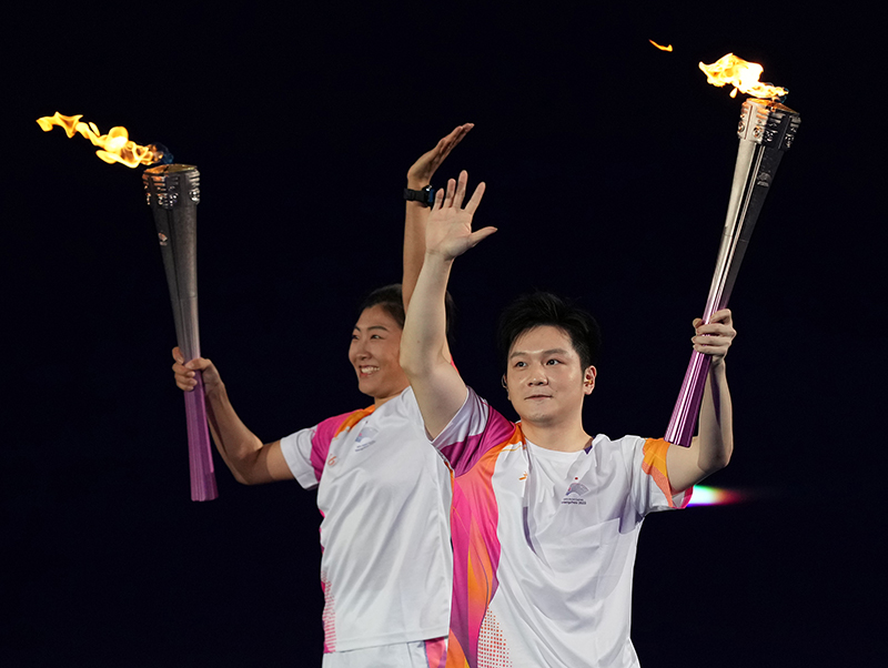 第19届亚洲运动会开幕式在杭州举行