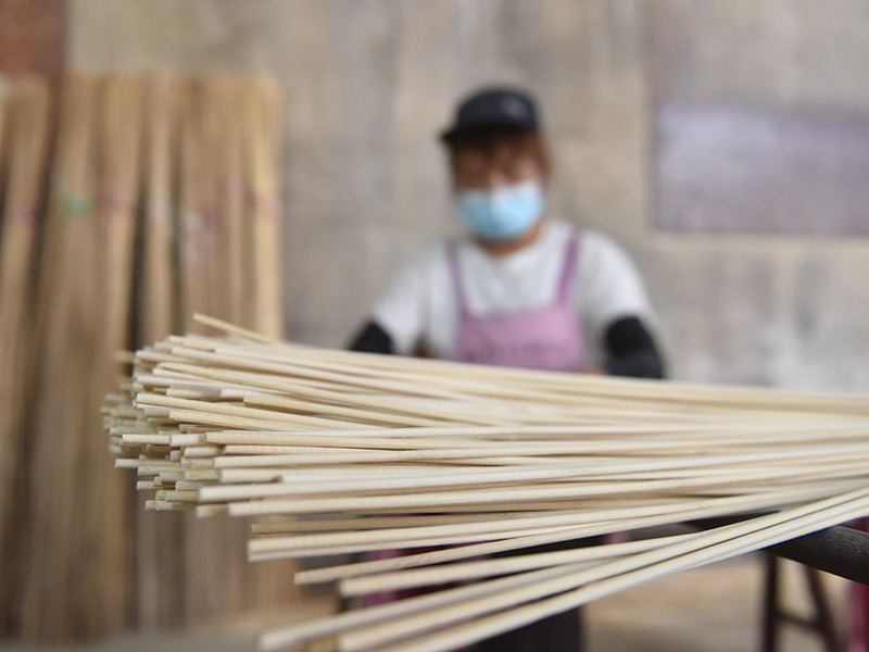 湖南双峰：南竹深加工助农增收