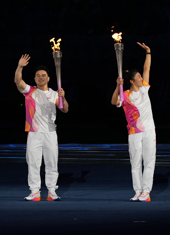 第19届亚洲运动会开幕式在杭州举行