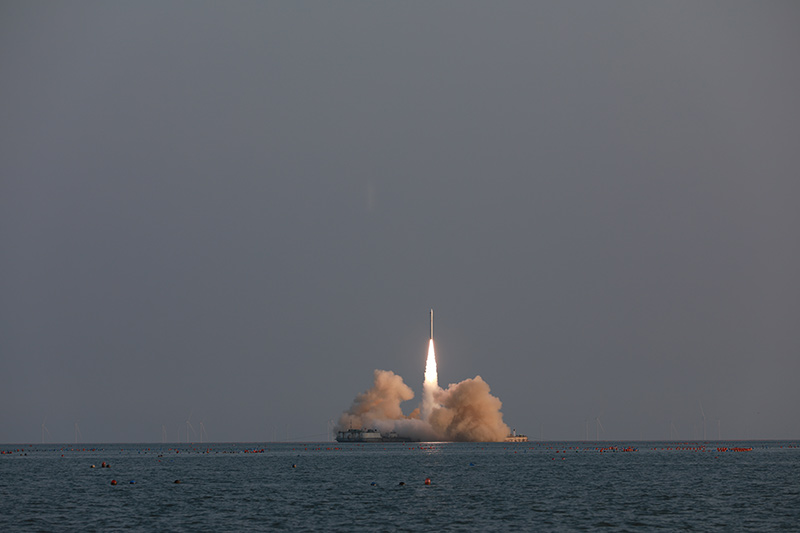 海上“一箭四星”!谷神星一号海射型运载火箭成功发射