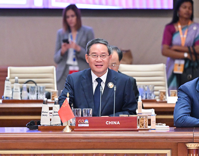 李强出席二十国集团领导人第十八次峰会第三阶段会议