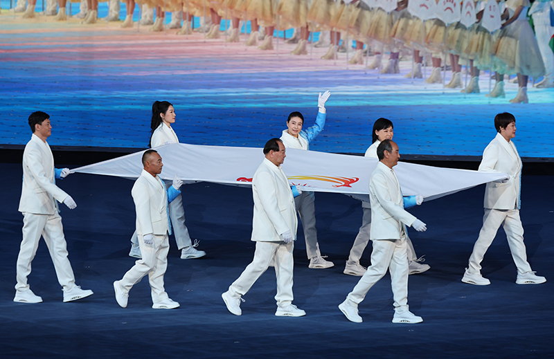 第19届亚洲运动会开幕式在杭州举行