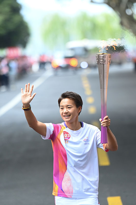 杭州亚运会火炬传递启动
