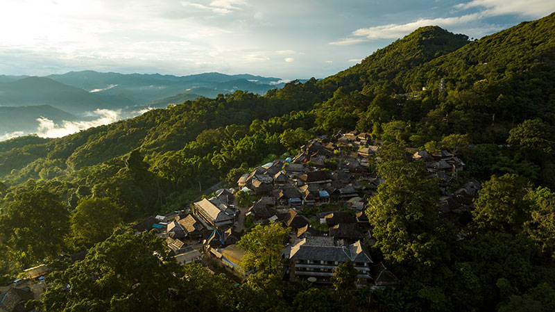天空之眼瞰祖国——飞阅景迈山古茶林文化景观