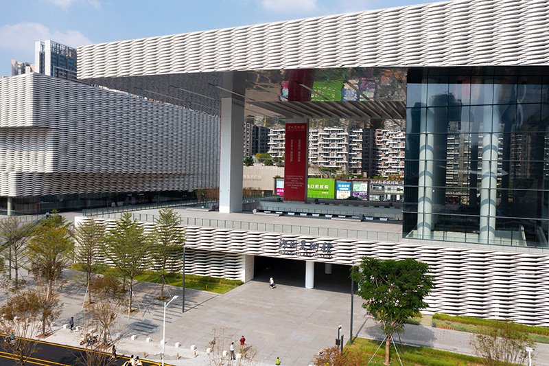 粤港澳大湾区有了文化新地标 深圳美术馆(新馆)开馆