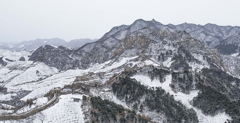 神州大地冬景如画