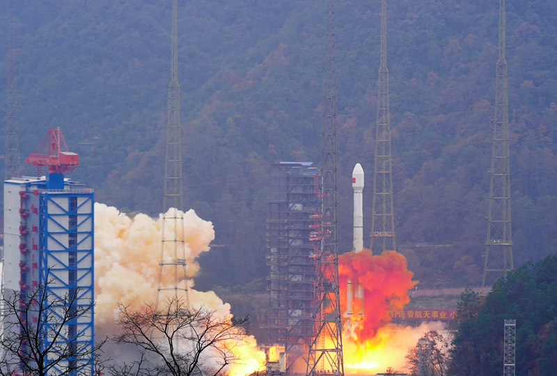 一箭双星!我国成功发射两颗北斗导航卫星