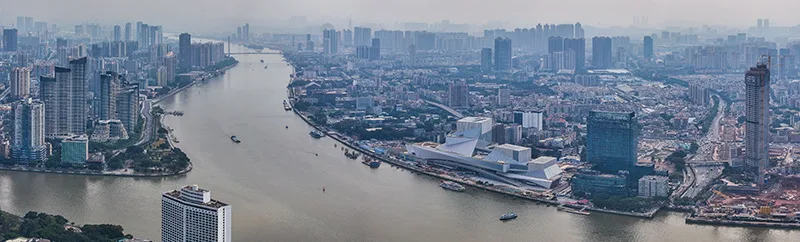 白鹅潭大湾区艺术中心即将竣工