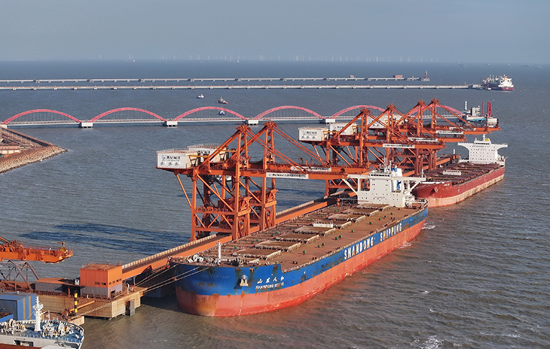 河北唐山港打造陆海联通国际物流大港