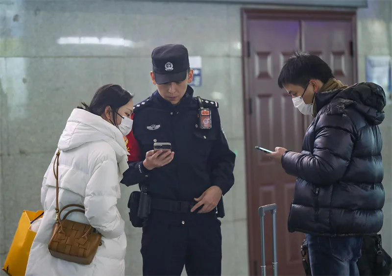 我在岗位上迎新年