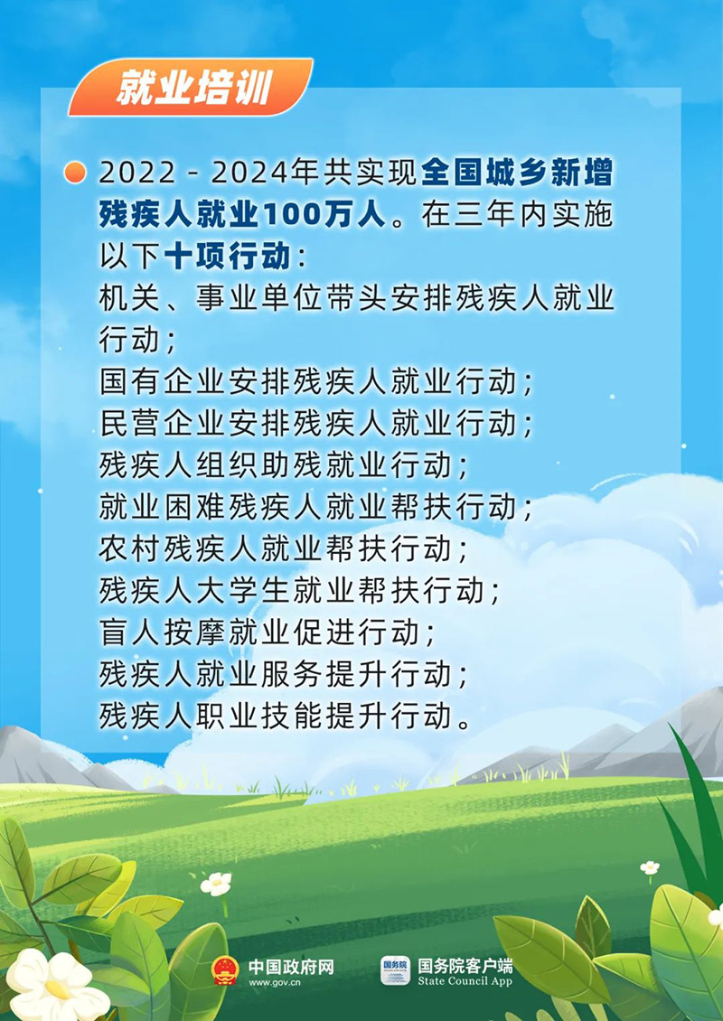 今天全国助残日，这些暖心政策快分享给需要的他们
