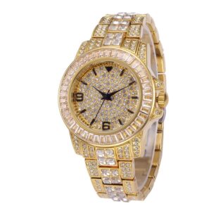 Role Men's Quartz Watches Man Stainless Steel Waterproof Business Diamond Watch Top Brand Luxury Clock Wristwatches