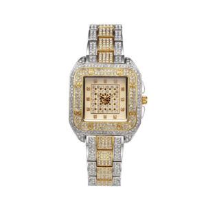 Famous Brand Fashion Diamond Quartz Luxury Watches Women Full Diamond Female Wrist Watch