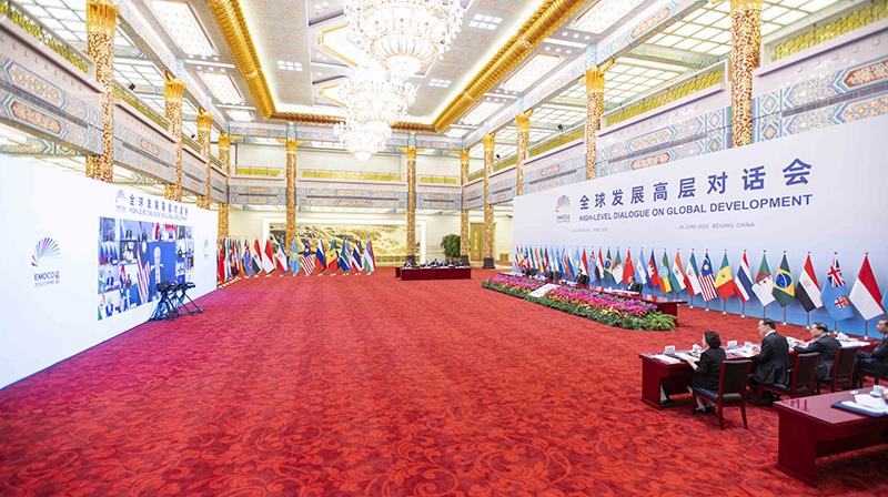 习近平主持全球发展高层对话会并发表重要讲话
