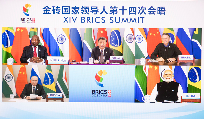 金砖国家领导人第十四次会晤举行 习近平主持会晤并发表重要讲话