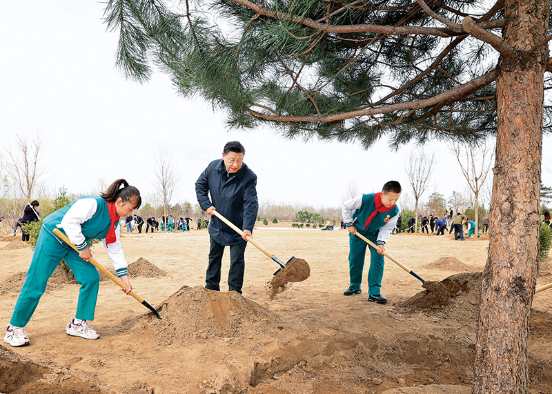 习近平：努力建设人与自然和谐共生的现代化