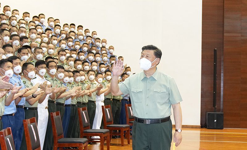 习近平在视察驻香港部队时强调：加强部队全面建设 提高履行使命能力 为推进“一国两制”实践在香港行稳致远作出更大贡献