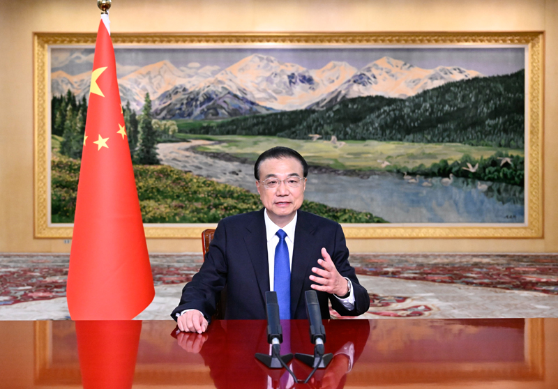 李克强在第八轮中日企业家和前高官对话会上致辞